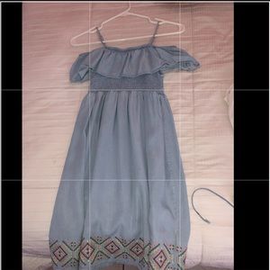 Blue dress